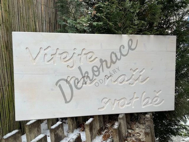 Uvítací cedule 80x40