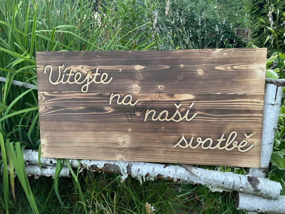 Uvítací cedule 80x40