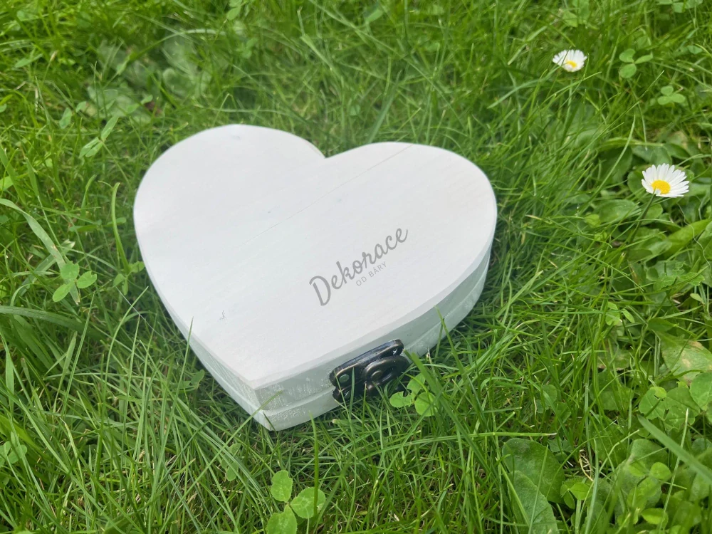 SRDCE krabička na prstýnky
