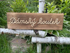 Cedulka DÁMSKÝ KOUTEK