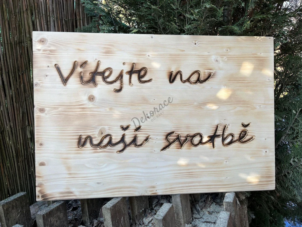Uvítací cedule 60x40