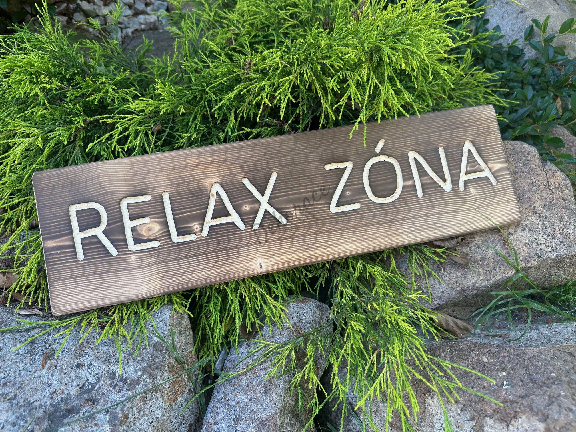 Cedulka RELAX ZÓNA