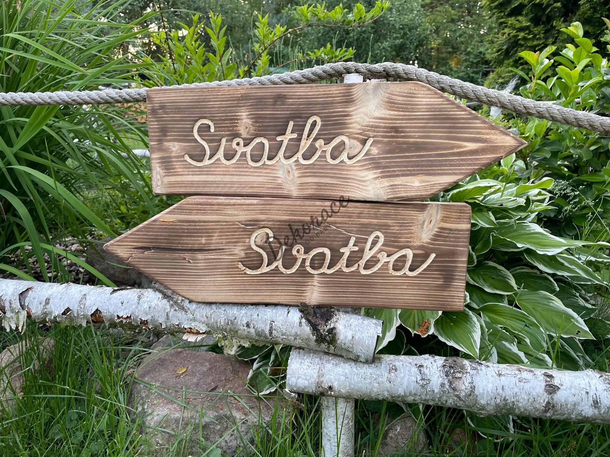 Cedulka SVATBA