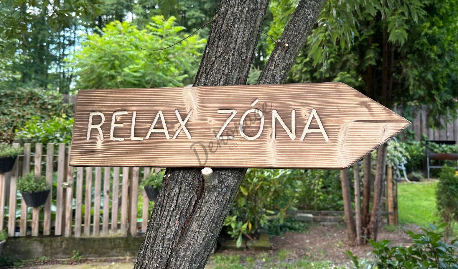 Cedulka RELAX ZÓNA
