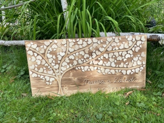 Podpisový strom M do 100 srdíček